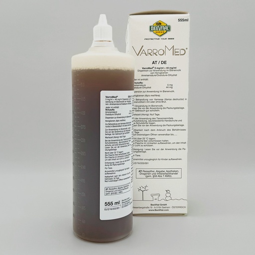 [VM001-var1-v01.0-(AUT/DEU/ESP/SVN/LTU)] VarroMed 555ml